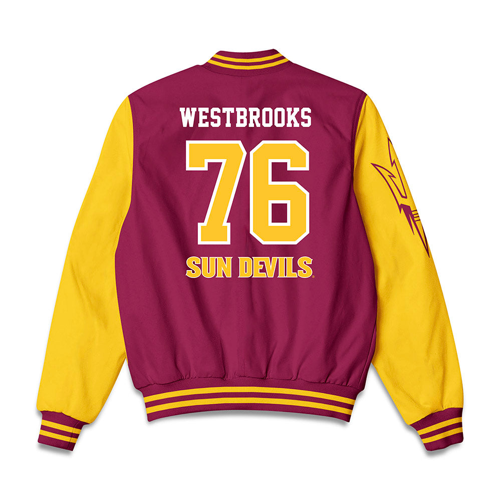 Arizona State - NCAA Football : Champ Westbrooks - Bomber Jacket-1