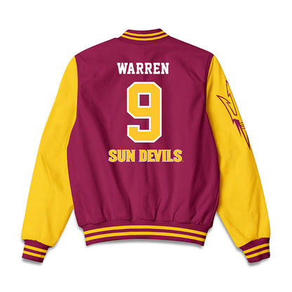 Arizona State - NCAA Football : Montana Warren - Bomber Jacket-1