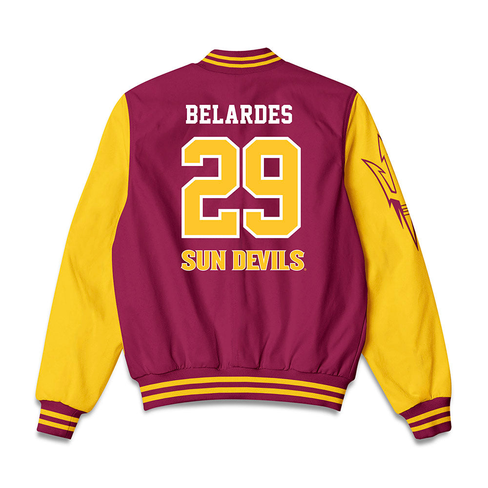 Arizona State - NCAA Baseball : Alec Belardes - Bomber Jacket