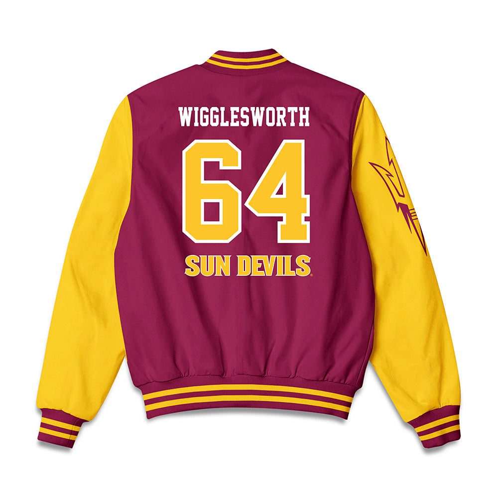 Arizona State - NCAA Football : Tyler Wigglesworth - Bomber Jacket