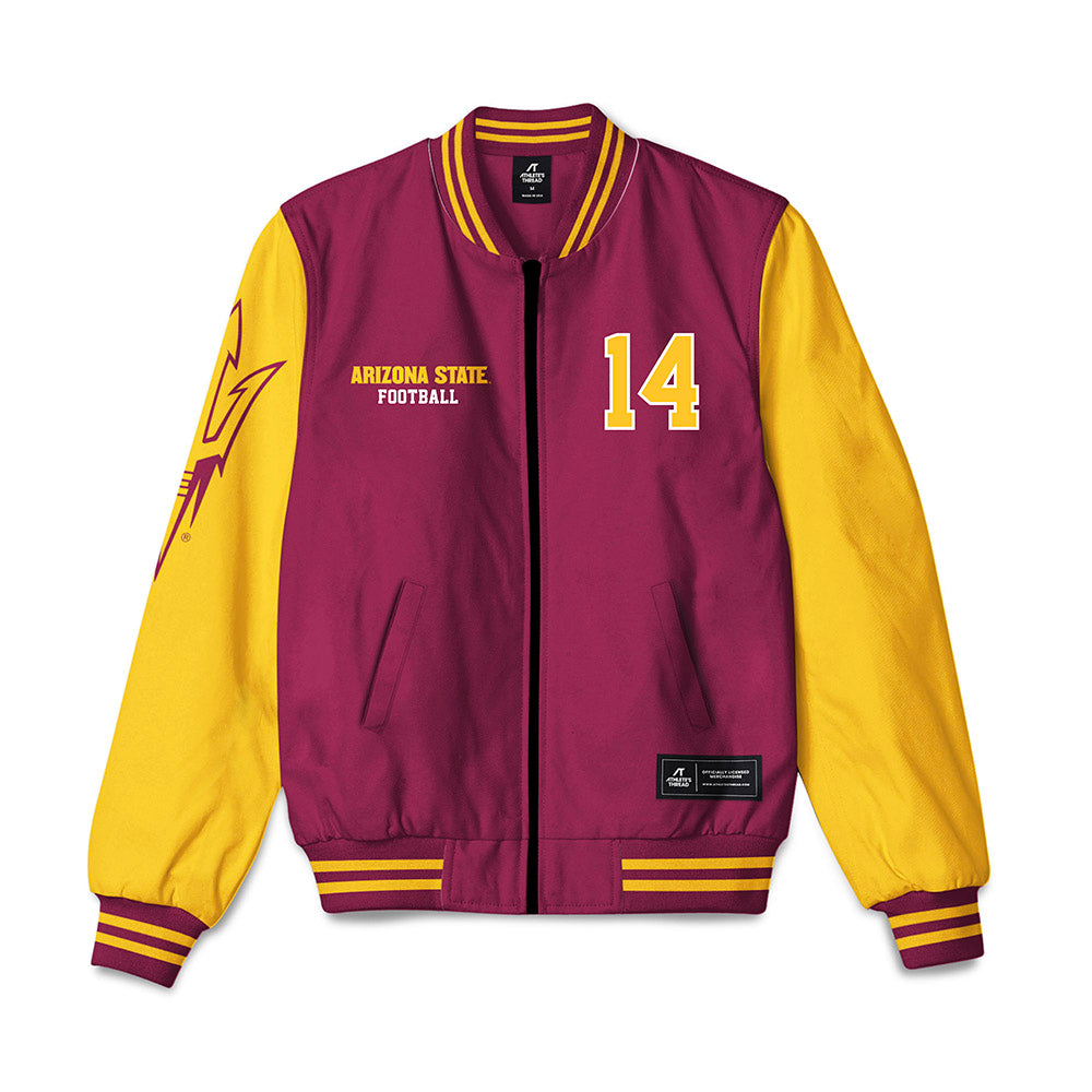 Arizona State - NCAA Football : Xavier Skowron - Bomber Jacket-0
