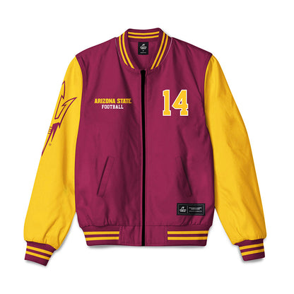 Arizona State - NCAA Football : Xavier Skowron - Bomber Jacket-0