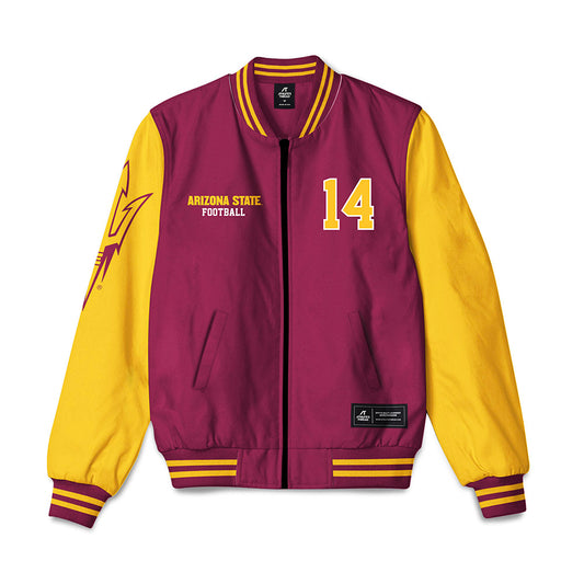 Arizona State - NCAA Football : Xavier Skowron - Bomber Jacket-0