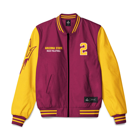 Arizona State - NCAA Beach Volleyball : Lillie Seymour - Bomber Jacket