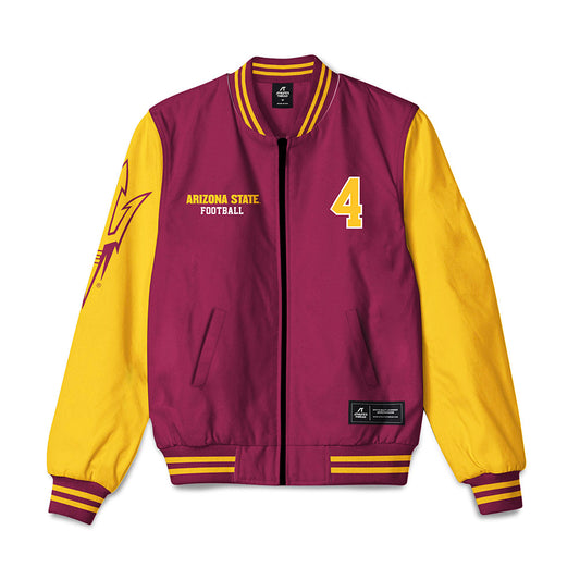 Arizona State - NCAA Football : Myles Rowser - Bomber Jacket-0