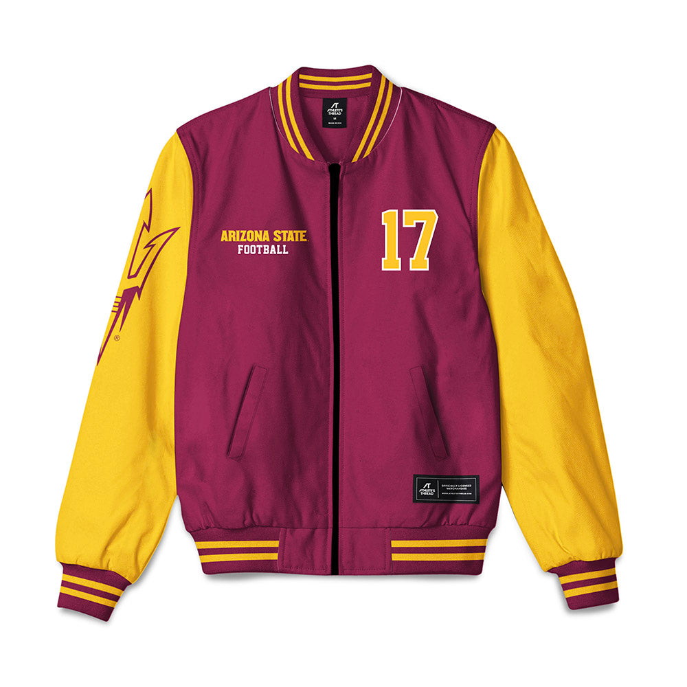 Arizona State - NCAA Football : Joshua Shanklin - Bomber Jacket-0