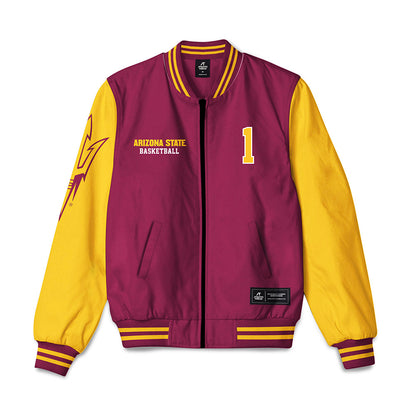 Arizona State - NCAA Women's Basketball : Amaya Williams - Bomber Jacket-0