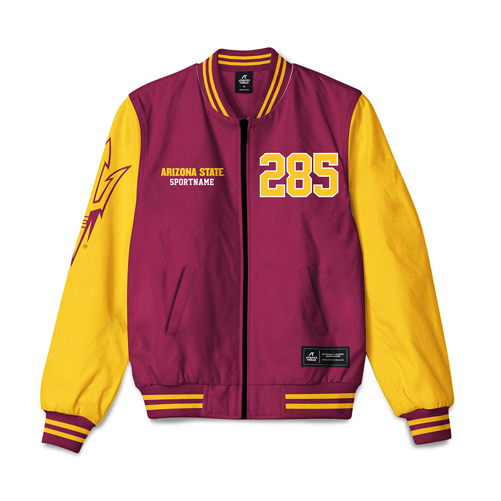 Arizona State - NCAA Wrestling : Melvin Whitehead - Bomber Jacket-0