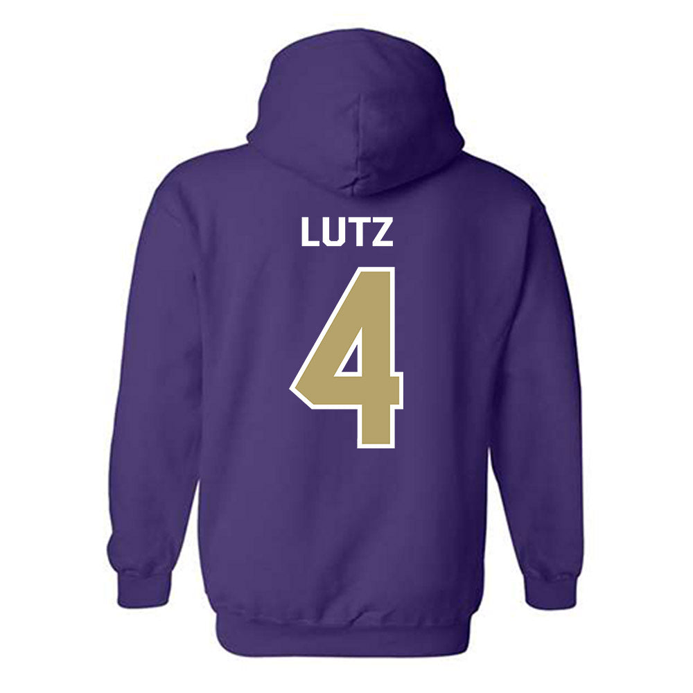 JMU - NCAA Baseball : Tyler Lutz - Classic Shersey Hooded Sweatshirt-1