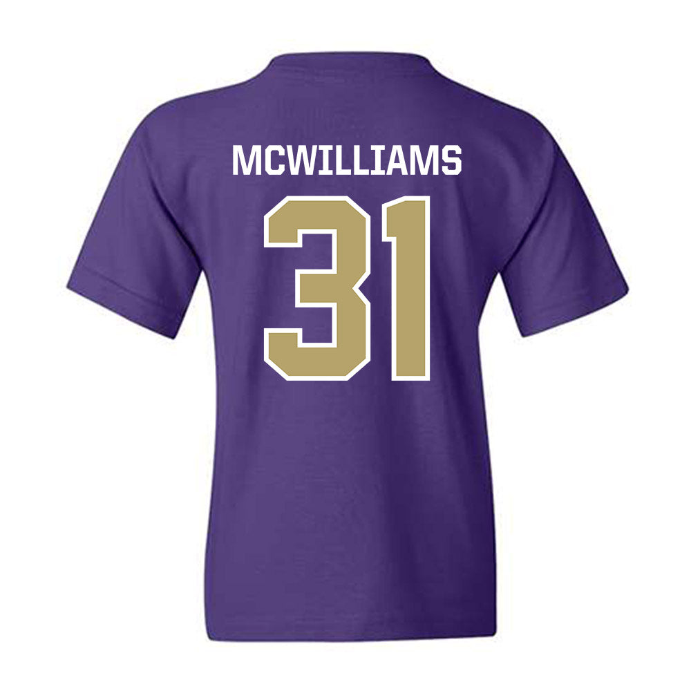 JMU - NCAA Football : Roddrey McWilliams - Classic Shersey Youth T-Shirt-1