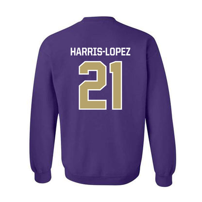JMU - NCAA Football : Curtis Harris-Lopez - Classic Shersey Crewneck Sweatshirt-1