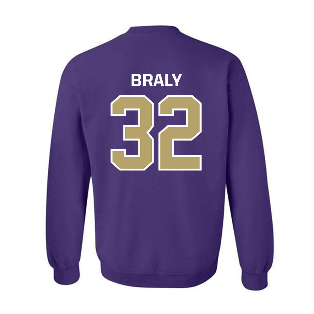 JMU - NCAA Softball : Allie Braly - Classic Shersey Crewneck Sweatshirt-1