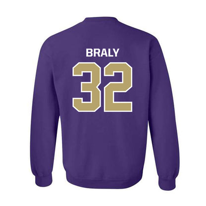 JMU - NCAA Softball : Allie Braly - Classic Shersey Crewneck Sweatshirt-1