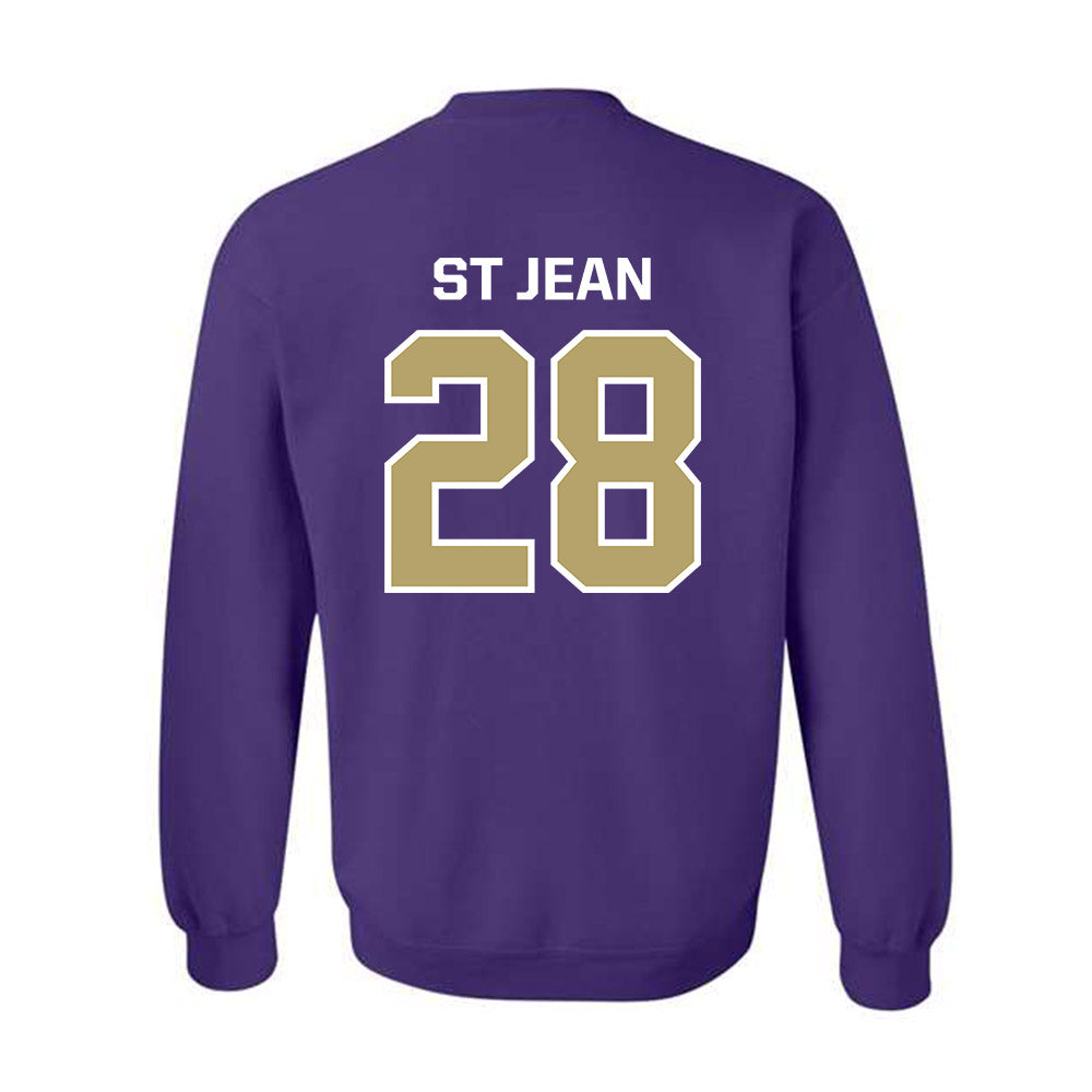 JMU - NCAA Softball : Lisey St Jean - Classic Shersey Crewneck Sweatshirt-1