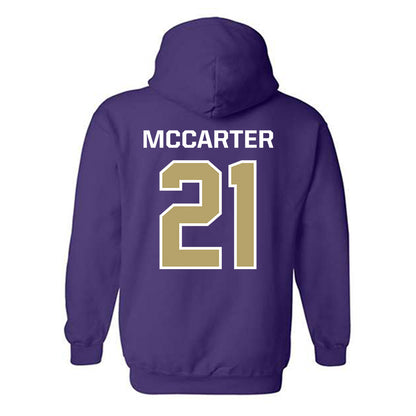 JMU - NCAA Football : Jackson McCarter - Classic Shersey Hooded Sweatshirt-1