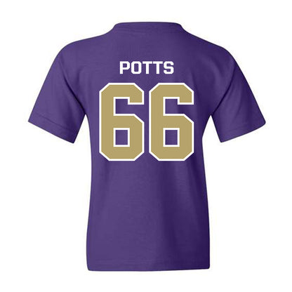 JMU - NCAA Football : Cole Potts - Classic Shersey Youth T-Shirt