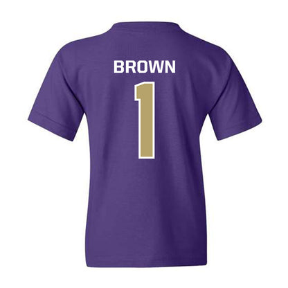 JMU - NCAA Men's Basketball : Xavier Brown - Classic Shersey Youth T-Shirt