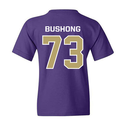 JMU - NCAA Football : Evan Bushong - Classic Shersey Youth T-Shirt-1