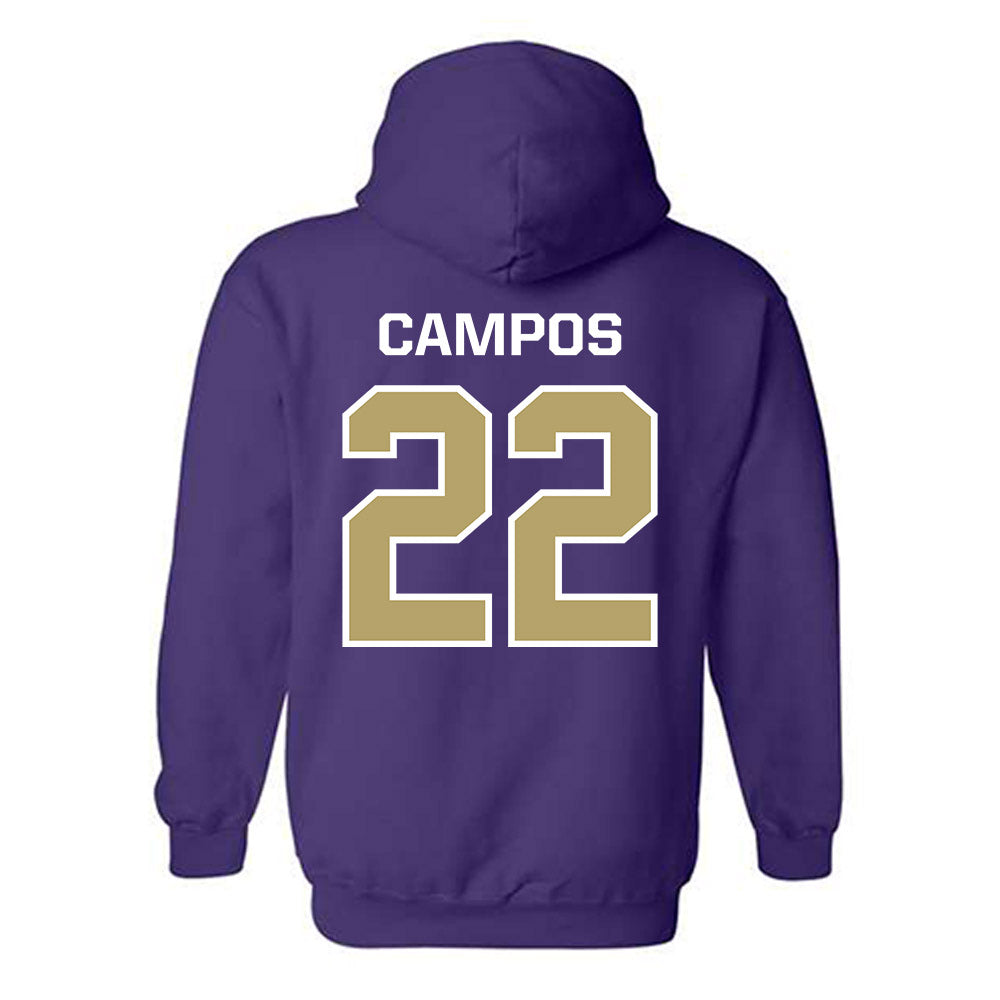 JMU - NCAA Baseball : Trey Campos - Classic Shersey Hooded Sweatshirt-1