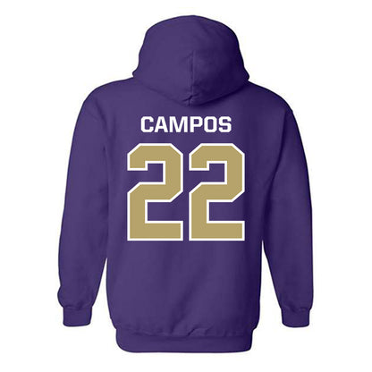 JMU - NCAA Baseball : Trey Campos - Classic Shersey Hooded Sweatshirt-1