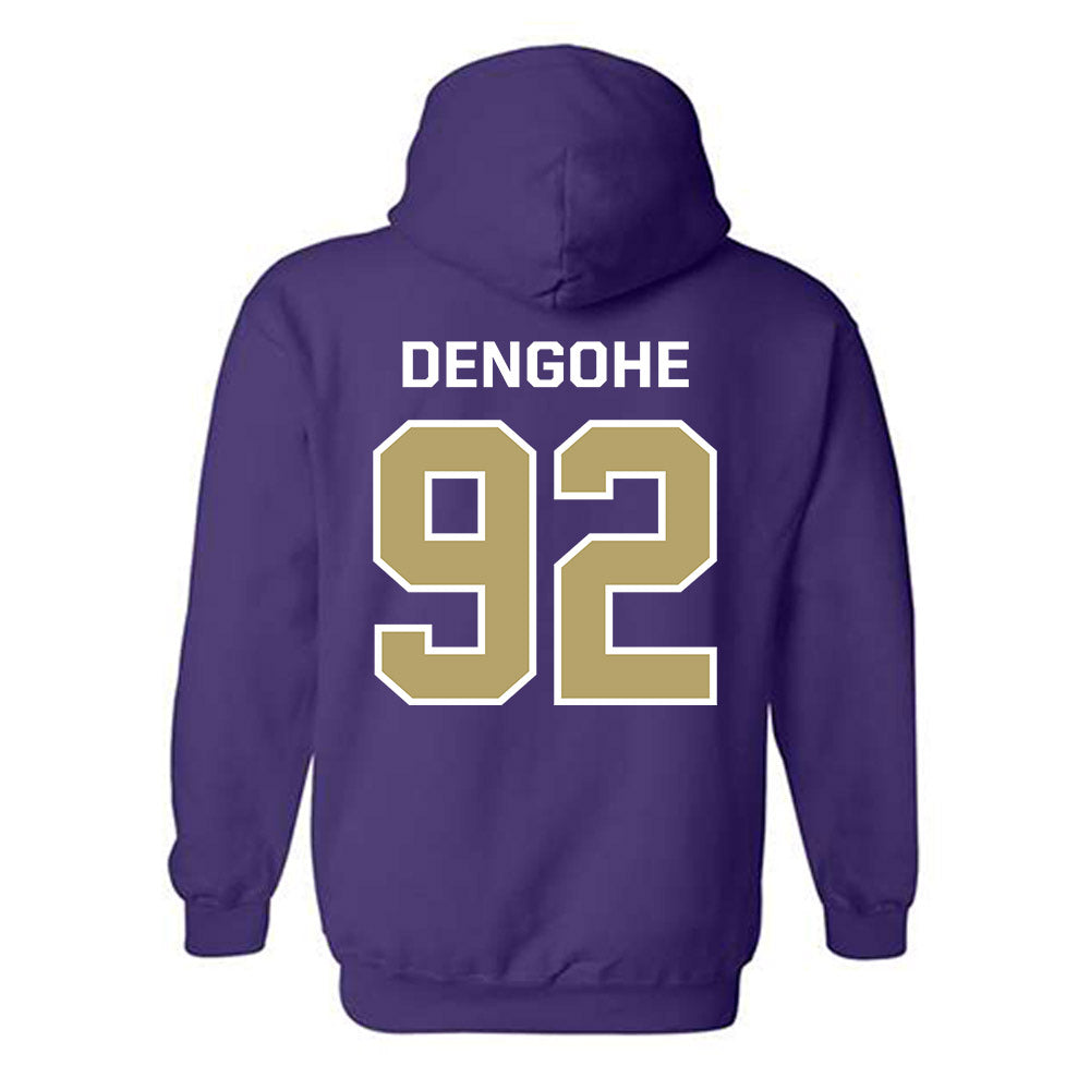 JMU - NCAA Football : Darold DeNgohe - Classic Shersey Hooded Sweatshirt-1