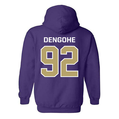 JMU - NCAA Football : Darold DeNgohe - Classic Shersey Hooded Sweatshirt-1