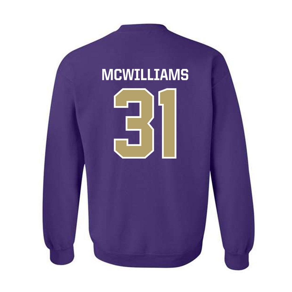 JMU - NCAA Football : Roddrey McWilliams - Classic Shersey Crewneck Sweatshirt-1