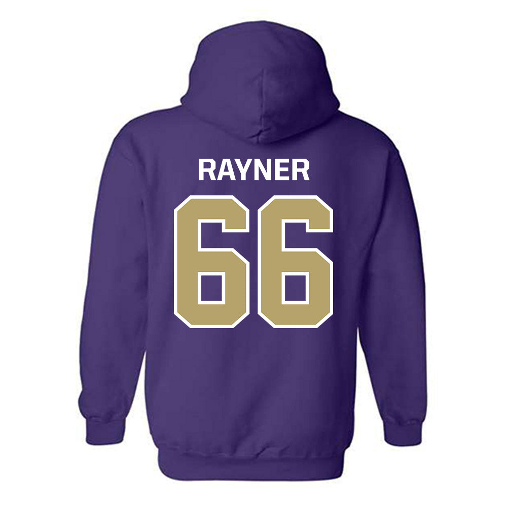 JMU - NCAA Football : JD Rayner - Classic Shersey Hooded Sweatshirt-1
