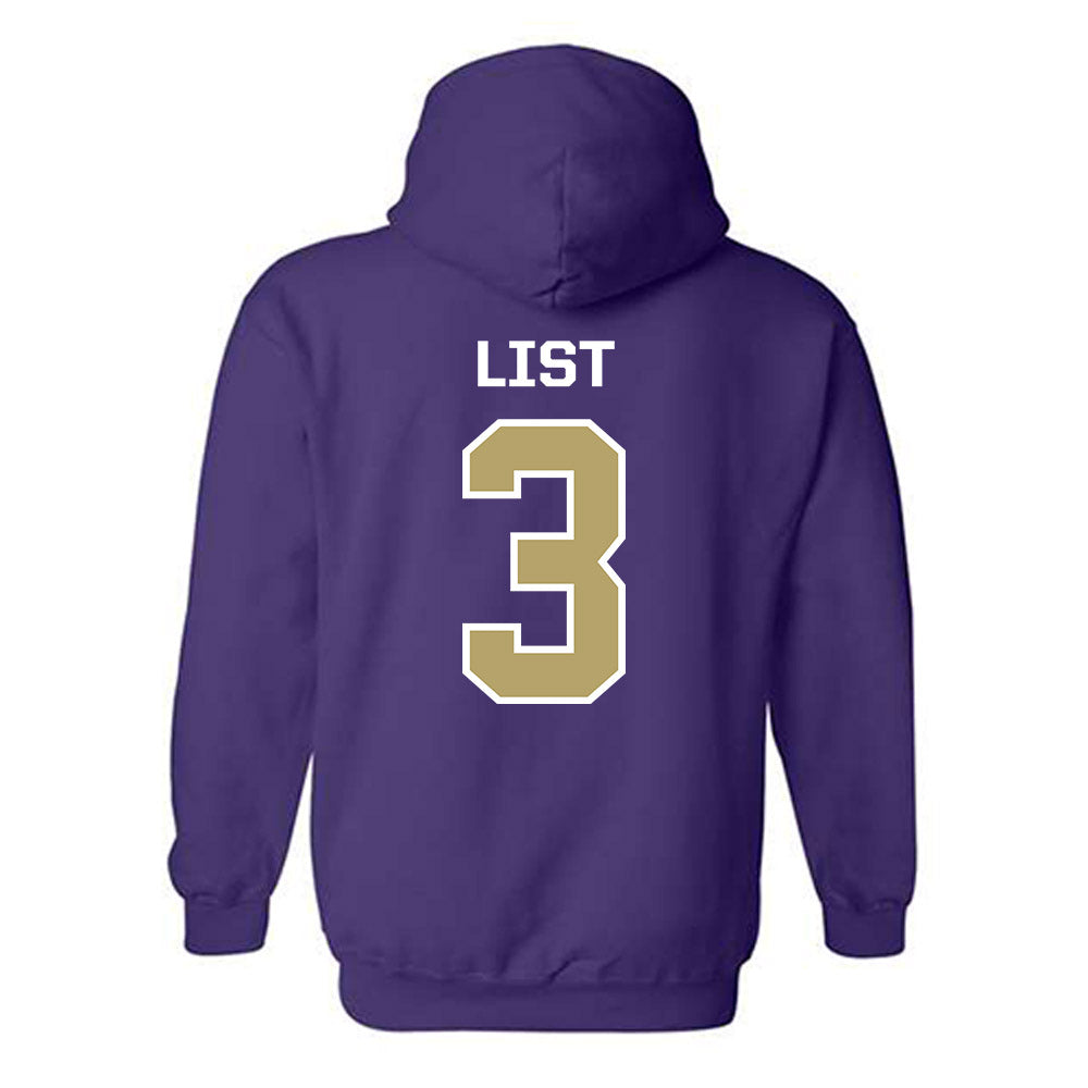 JMU - NCAA Softball : Payton List - Classic Shersey Hooded Sweatshirt-1