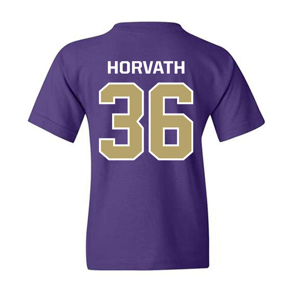 JMU - NCAA Baseball : Adam Horvath - Classic Shersey Youth T-Shirt-1