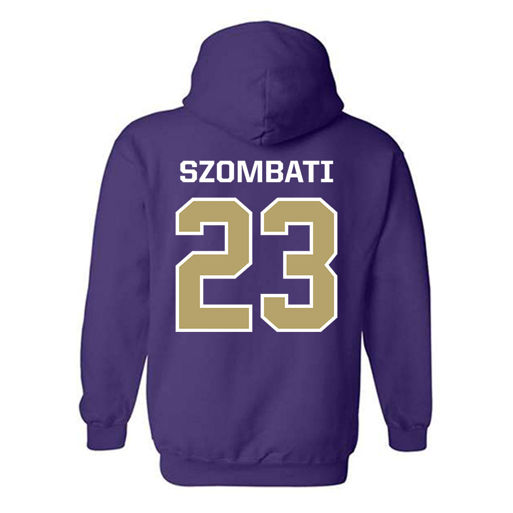JMU - NCAA Women's Soccer : Kata Szombati - Classic Shersey Hooded Sweatshirt-1