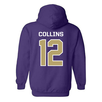 JMU - NCAA Football : Zaron Collins - Classic Shersey Hooded Sweatshirt-1