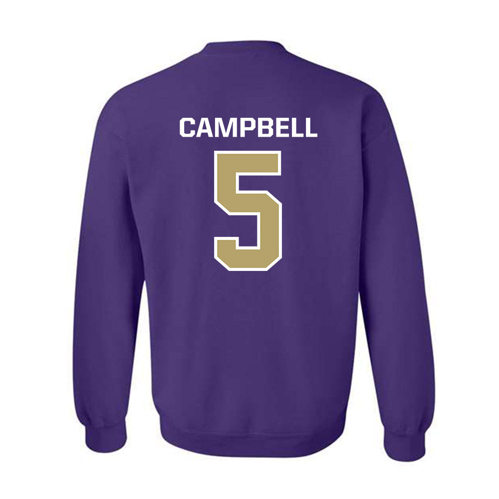 JMU - NCAA Baseball : Wyatt Campbell - Classic Shersey Crewneck Sweatshirt-1