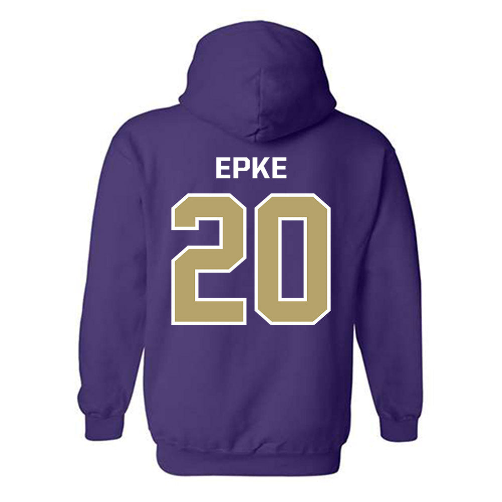 JMU - NCAA Women's Lacrosse : Maddie Epke - Classic Shersey Hooded Sweatshirt