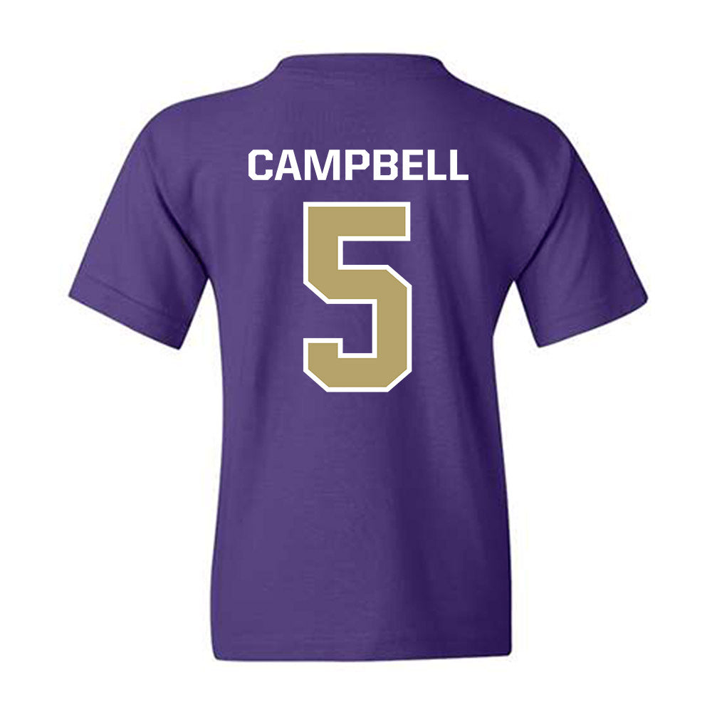 JMU - NCAA Baseball : Wyatt Campbell - Classic Shersey Youth T-Shirt-1