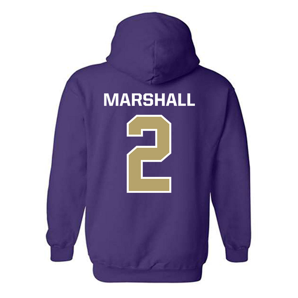 JMU - NCAA Women's Basketball : Kylie Marshall - Classic Shersey Hooded Sweatshirt-1