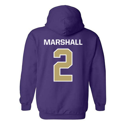 JMU - NCAA Women's Basketball : Kylie Marshall - Classic Shersey Hooded Sweatshirt-1