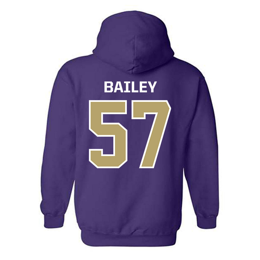 JMU - NCAA Football : Jacob Bailey - Classic Shersey Hooded Sweatshirt-1