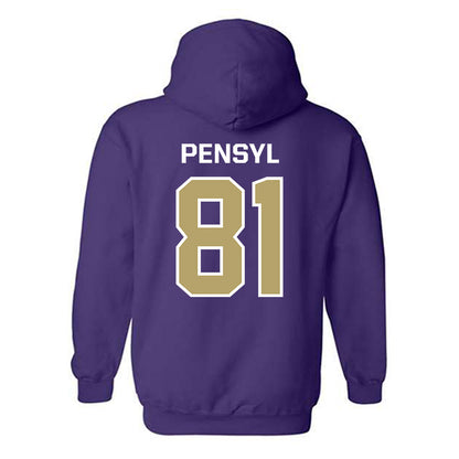 JMU - NCAA Football : Chase Pensyl - Classic Shersey Hooded Sweatshirt-1