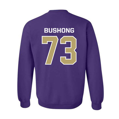 JMU - NCAA Football : Evan Bushong - Classic Shersey Crewneck Sweatshirt-1