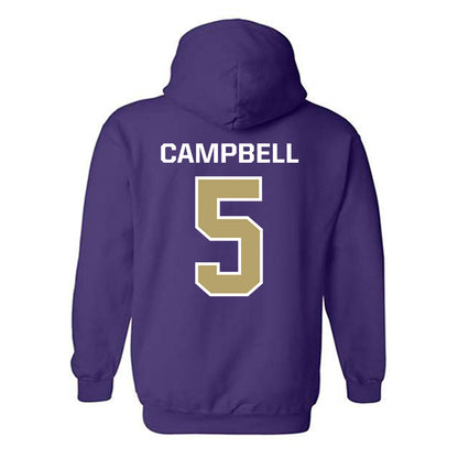 JMU - NCAA Baseball : Wyatt Campbell - Classic Shersey Hooded Sweatshirt-1