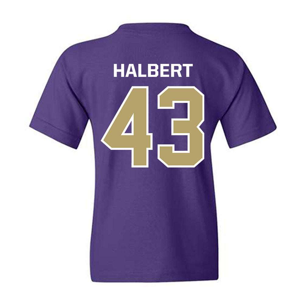 JMU - NCAA Football : Miles Halbert - Classic Shersey Youth T-Shirt-1