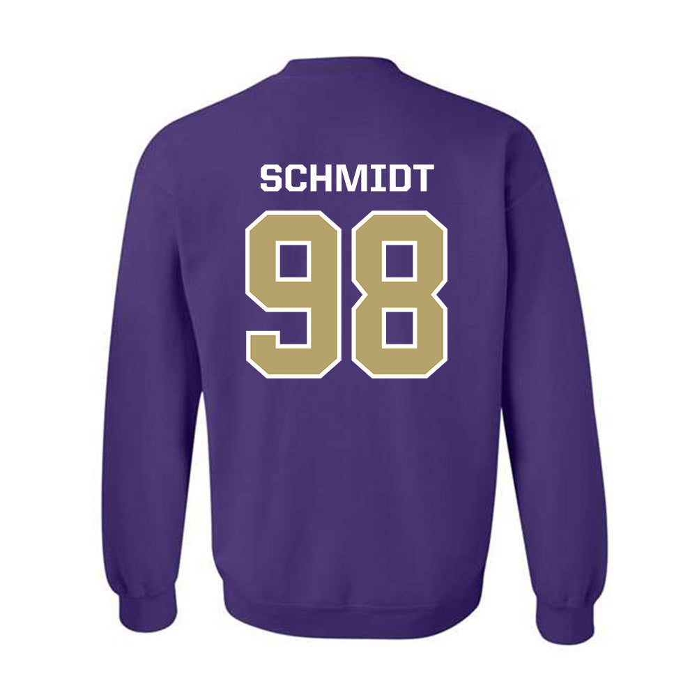 JMU - NCAA Football : Turner Schmidt - Classic Shersey Crewneck Sweatshirt-1