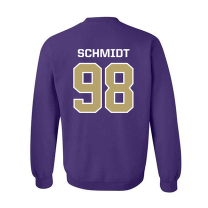 JMU - NCAA Football : Turner Schmidt - Classic Shersey Crewneck Sweatshirt-1
