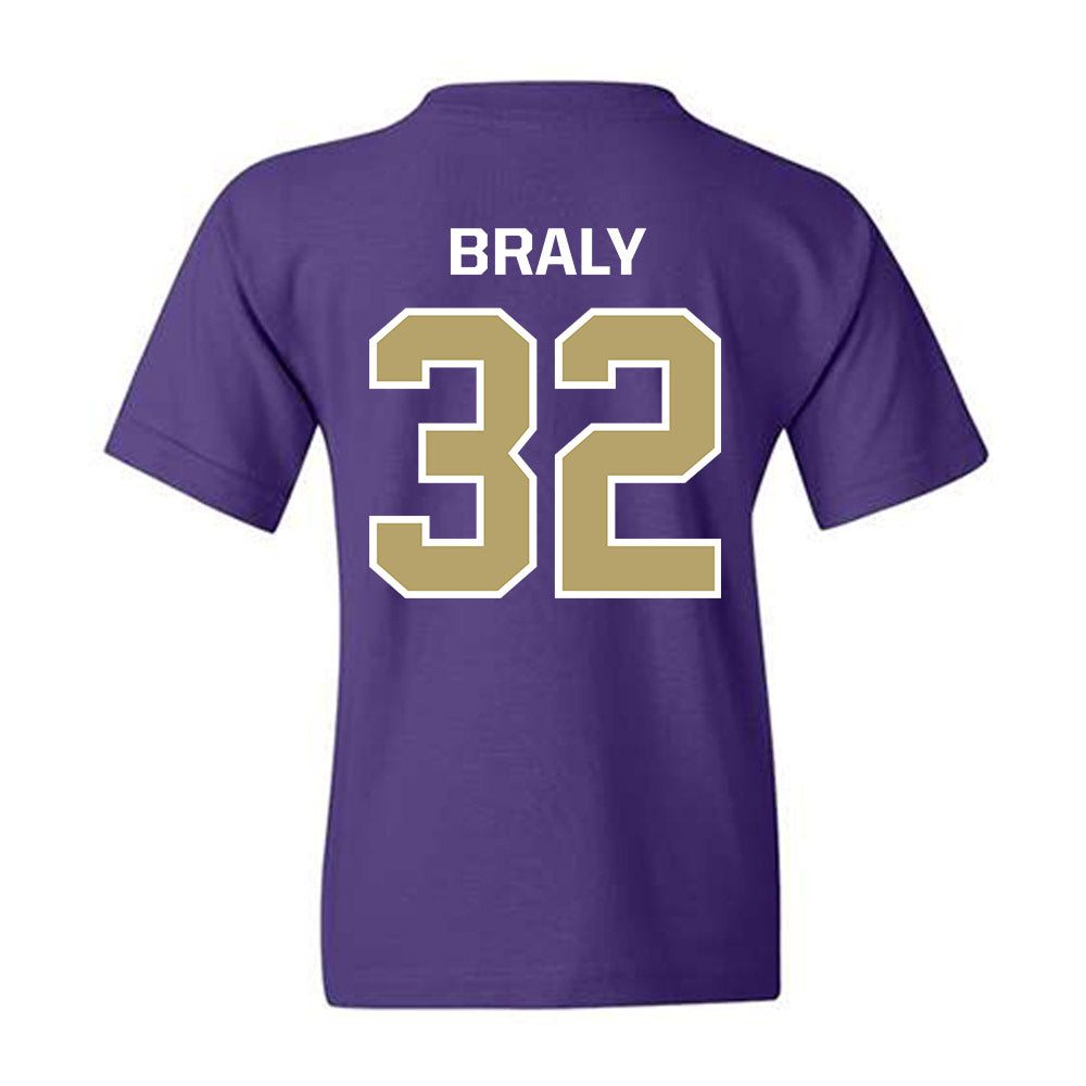 JMU - NCAA Softball : Allie Braly - Classic Shersey Youth T-Shirt-1