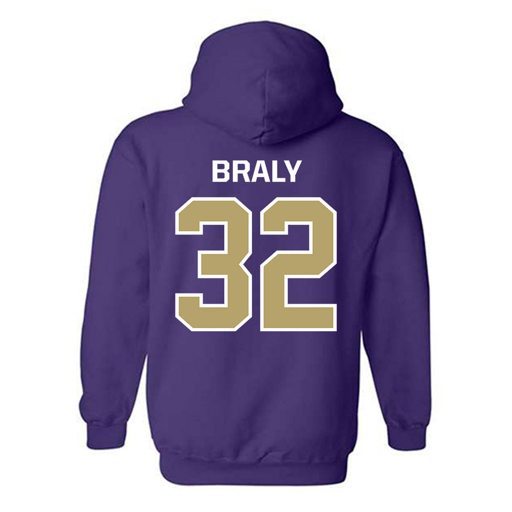JMU - NCAA Softball : Allie Braly - Classic Shersey Hooded Sweatshirt-1