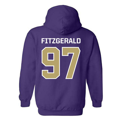 JMU - NCAA Football : Christopher Fitzgerald - Classic Shersey Hooded Sweatshirt