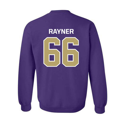 JMU - NCAA Football : JD Rayner - Classic Shersey Crewneck Sweatshirt-1
