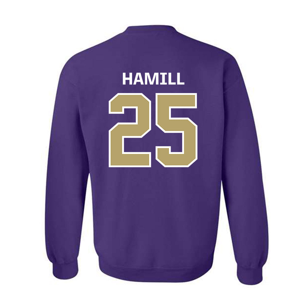 JMU - NCAA Football : Jackson Hamill - Classic Shersey Crewneck Sweatshirt-1