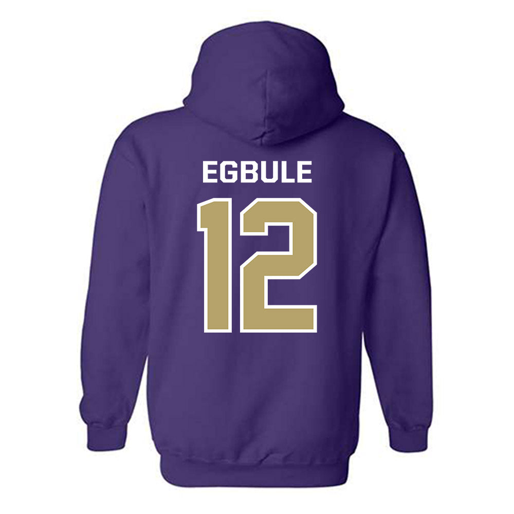 JMU - NCAA Men's Basketball : Oriekose Egbule - Classic Shersey Hooded Sweatshirt-1